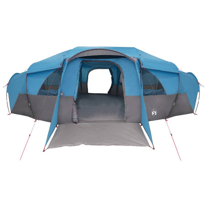 vidaXL Family Tent with Rainfly Water-resistant 18-Person Blue