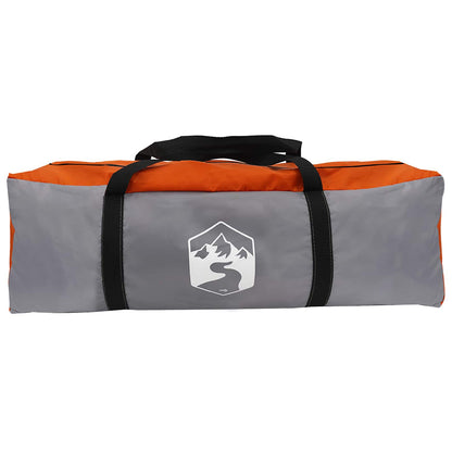 vidaXL Family Tent with Rainfly Water-resistant 18-Person - Grey
