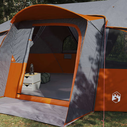 vidaXL Family Tent with Rainfly Water-resistant 18-Person - Grey