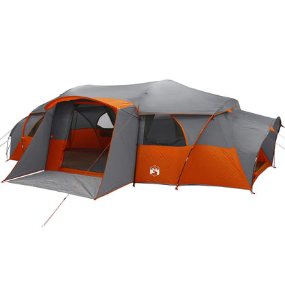 vidaXL Family Tent with Rainfly Water-resistant 18-Person - Grey