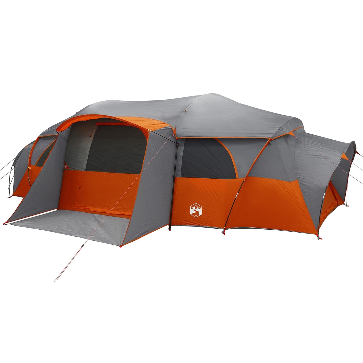 vidaXL Family Tent with Rainfly Water-resistant 18-Person - Grey
