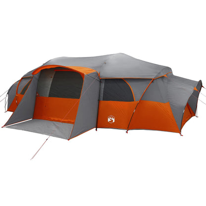 vidaXL Family Tent with Rainfly Water-resistant 18-Person - Grey