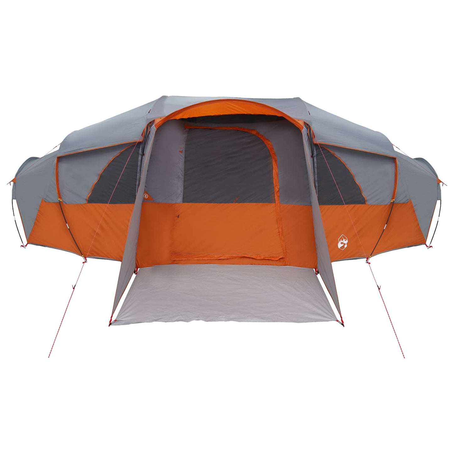 vidaXL Family Tent with Rainfly Water-resistant 18-Person - Grey