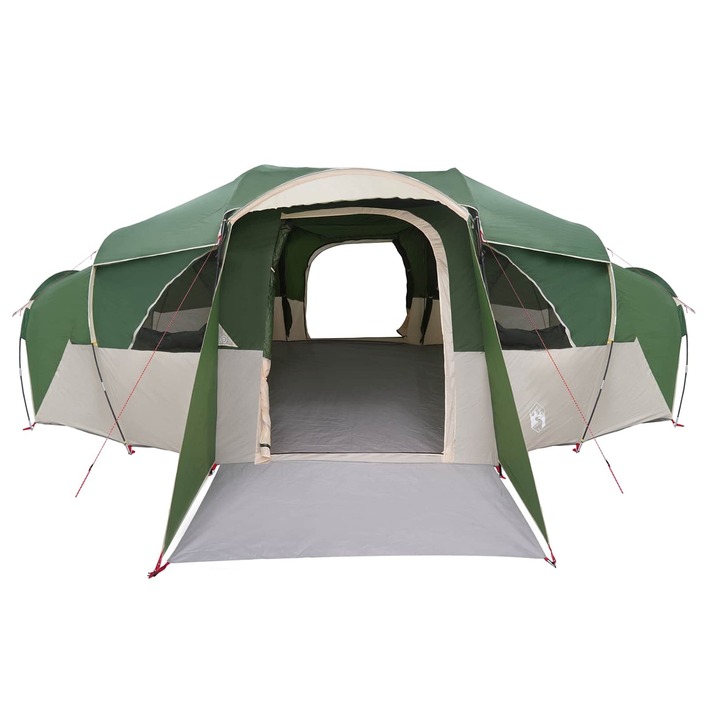 vidaXL Family Tent with Rainfly Water-resistant 10-Person Green