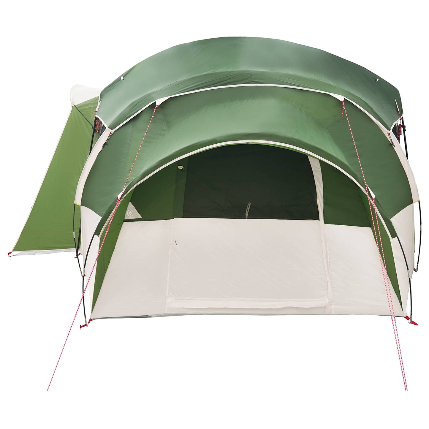 vidaXL Family Tent with Rainfly Water-resistant 10-Person Green