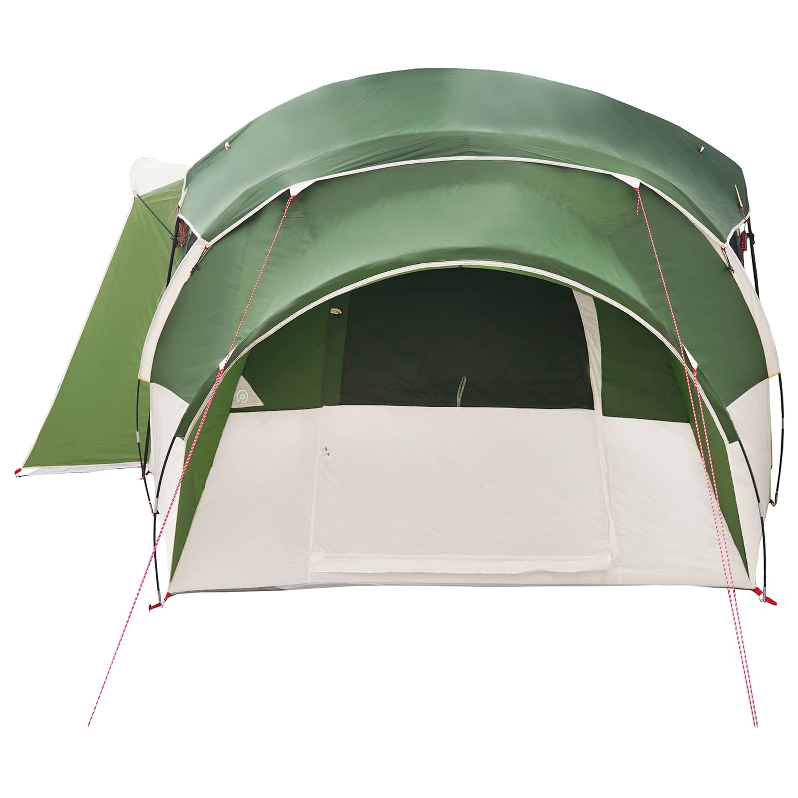 vidaXL Family Tent with Rainfly Water-resistant 10-Person Green