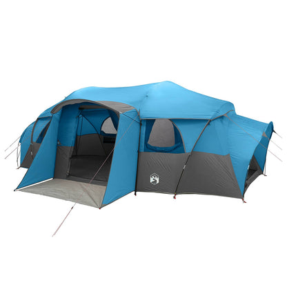 vidaXL Family Tent with Rainfly Water-resistant 10-Person Blue