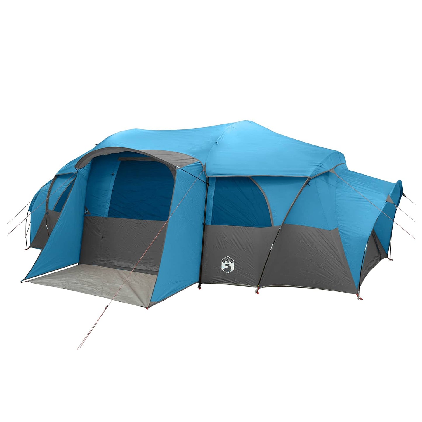 vidaXL Family Tent with Rainfly Water-resistant 10-Person Blue