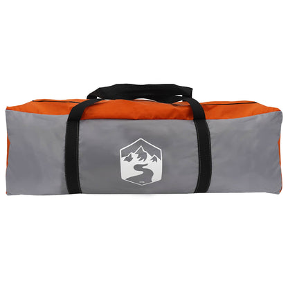 vidaXL Family Tent with Rainfly Water-resistant 10-Person - Grey
