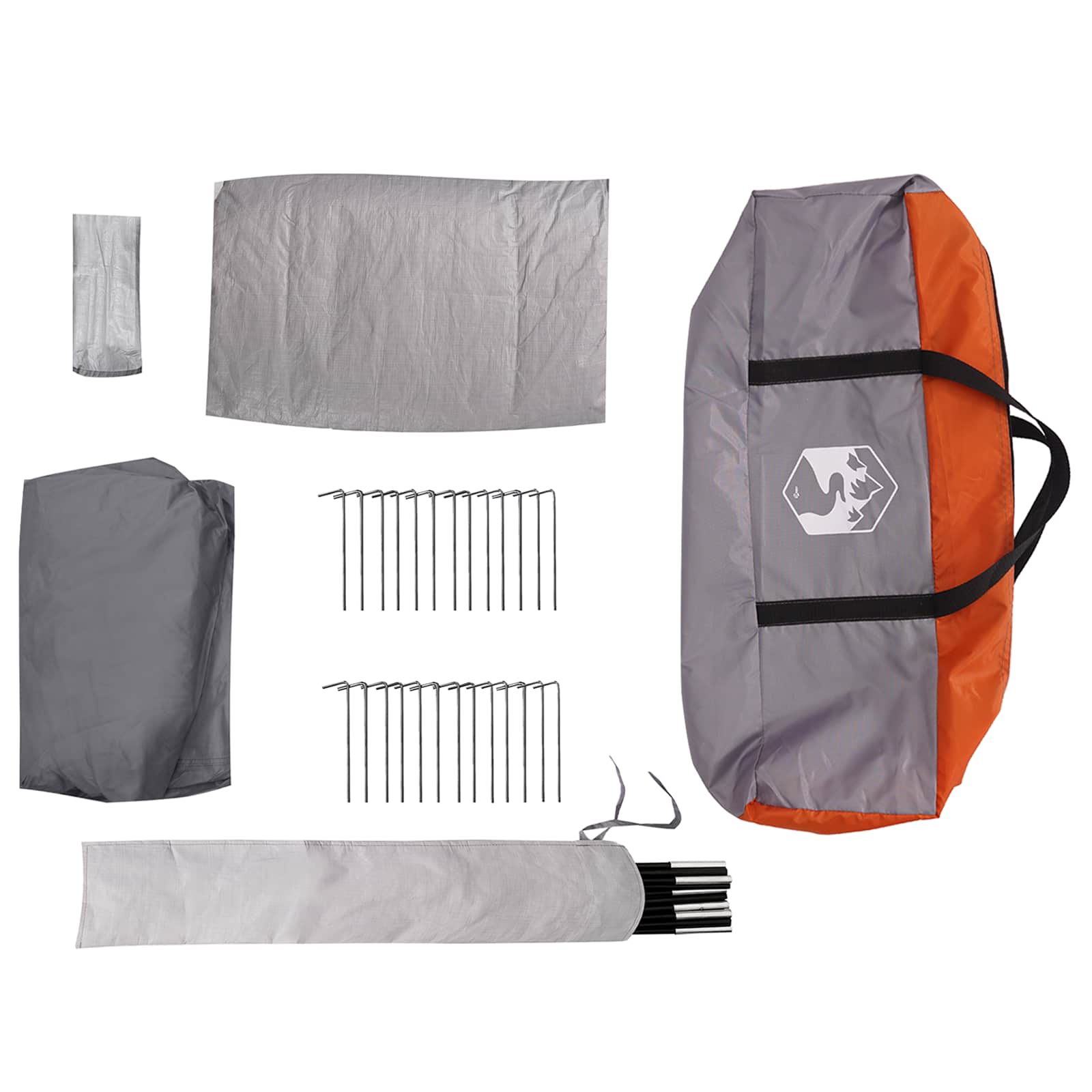 vidaXL Family Tent with Rainfly Water-resistant 10-Person - Grey