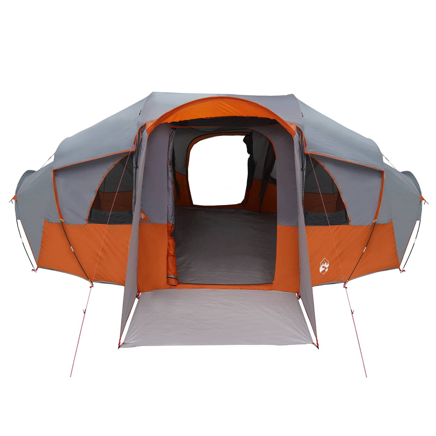 vidaXL Family Tent with Rainfly Water-resistant 10-Person - Grey