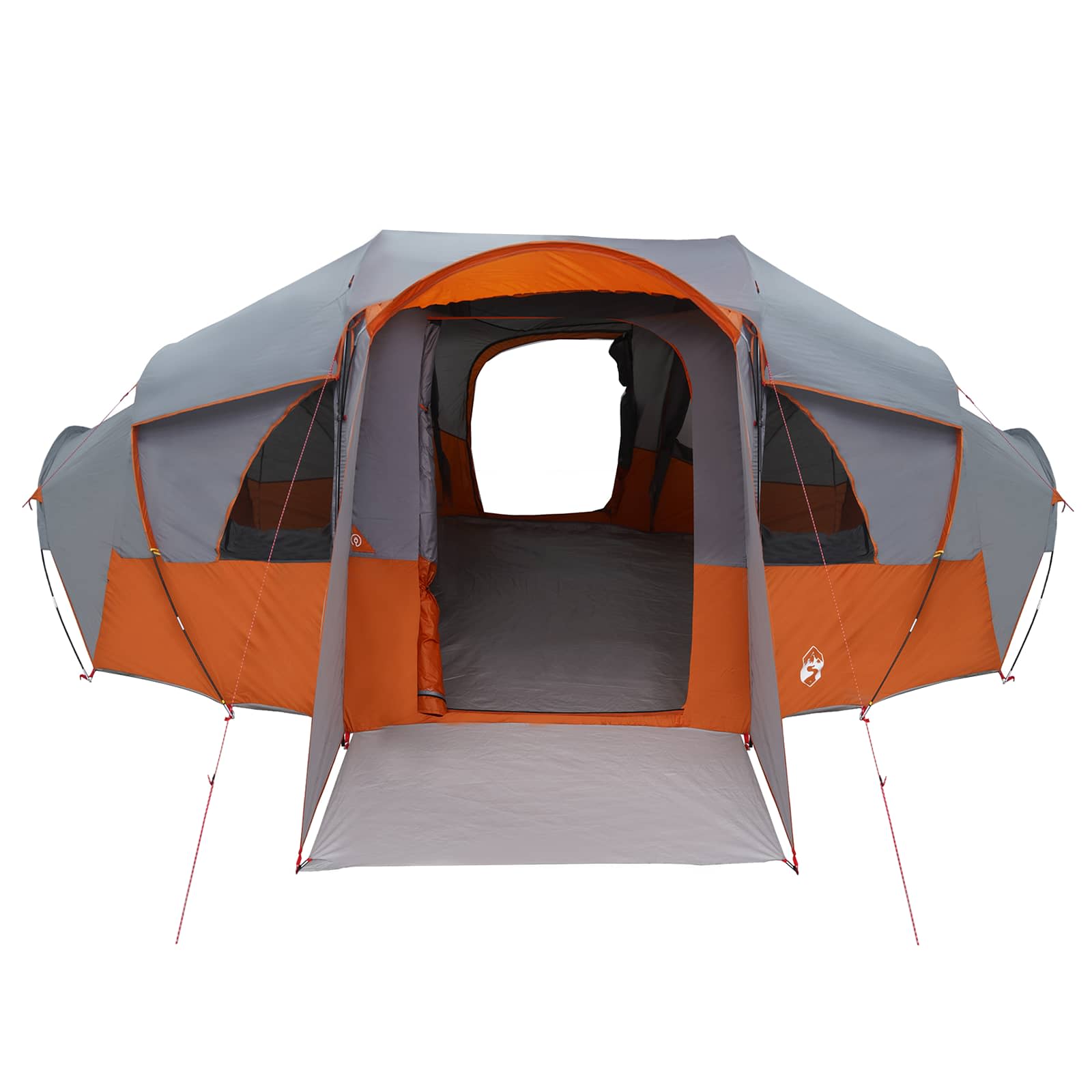 vidaXL Family Tent with Rainfly Water-resistant 10-Person - Grey