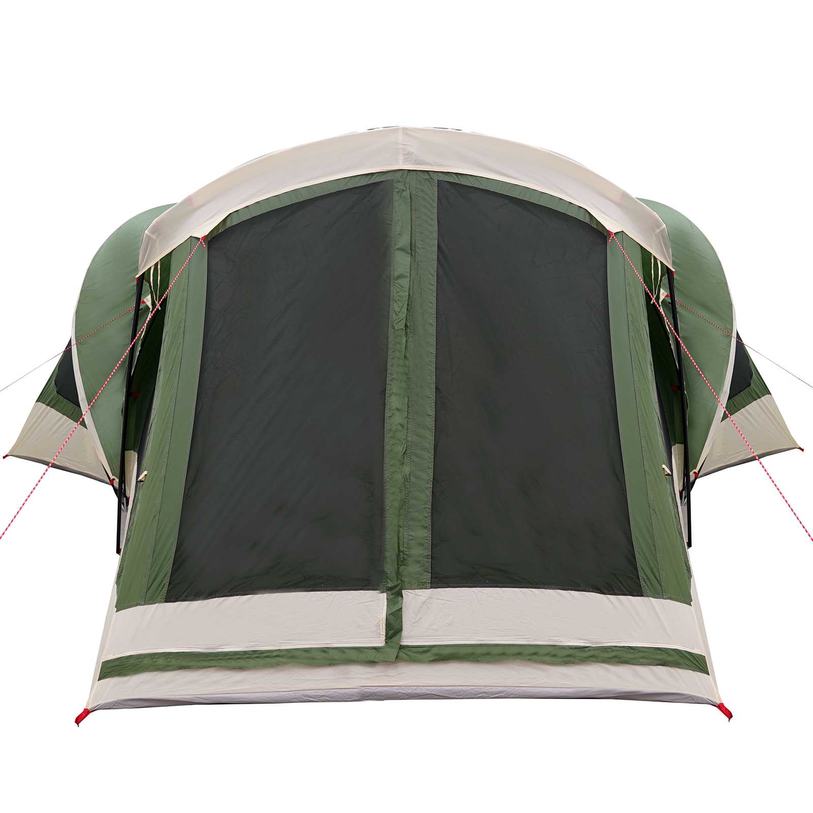 vidaXL Family Tent 14-Person Green 185T Polyester with PU Coating - 550 x 555 x 208 cm