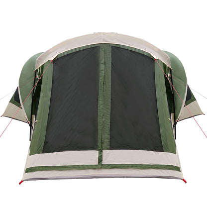 vidaXL Family Tent 14-Person Green 185T Polyester with PU Coating - 550 x 555 x 208 cm