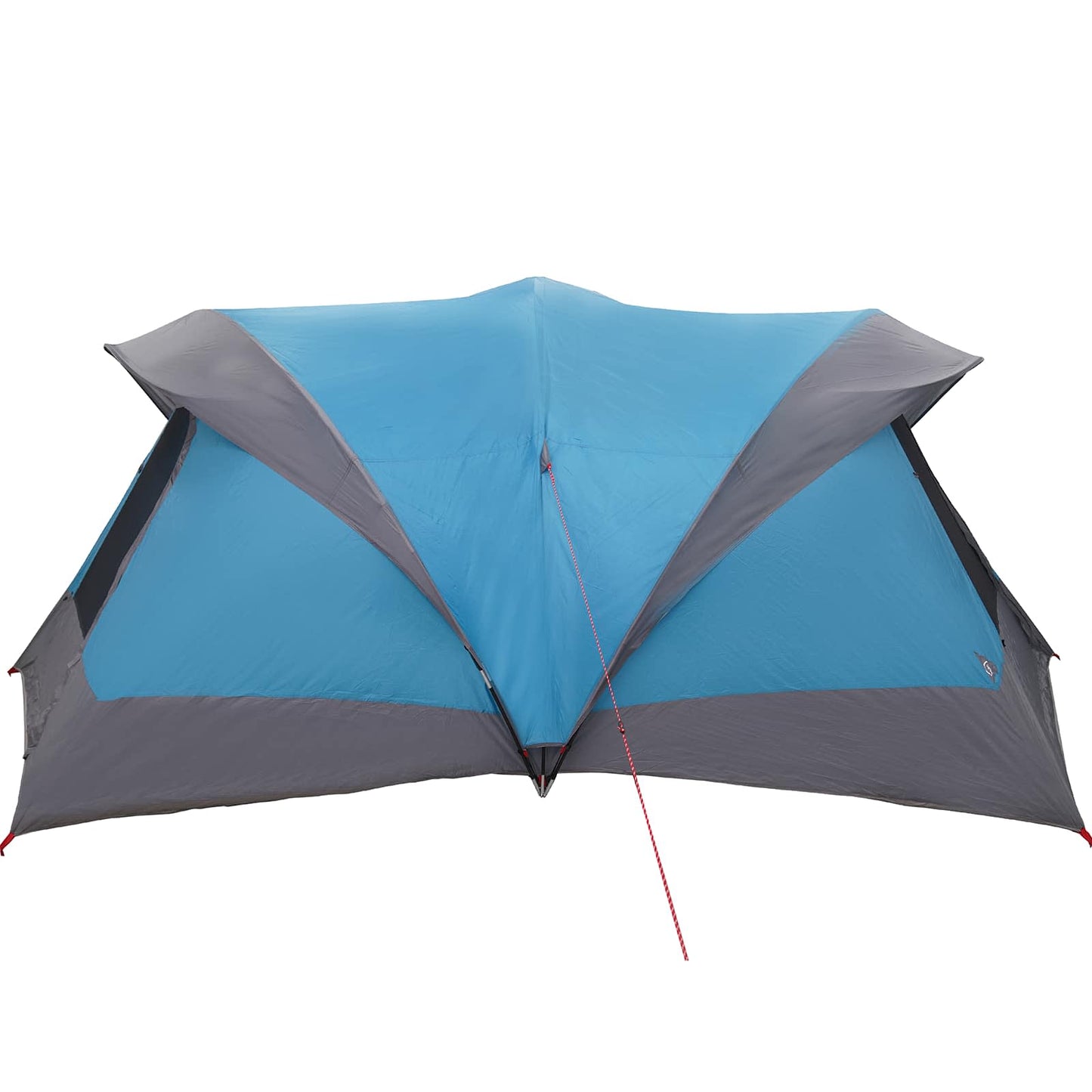 vidaXL Family Tent 14-Person Blue 185T Polyester with PU Coating - 550 x 555 x 208 cm