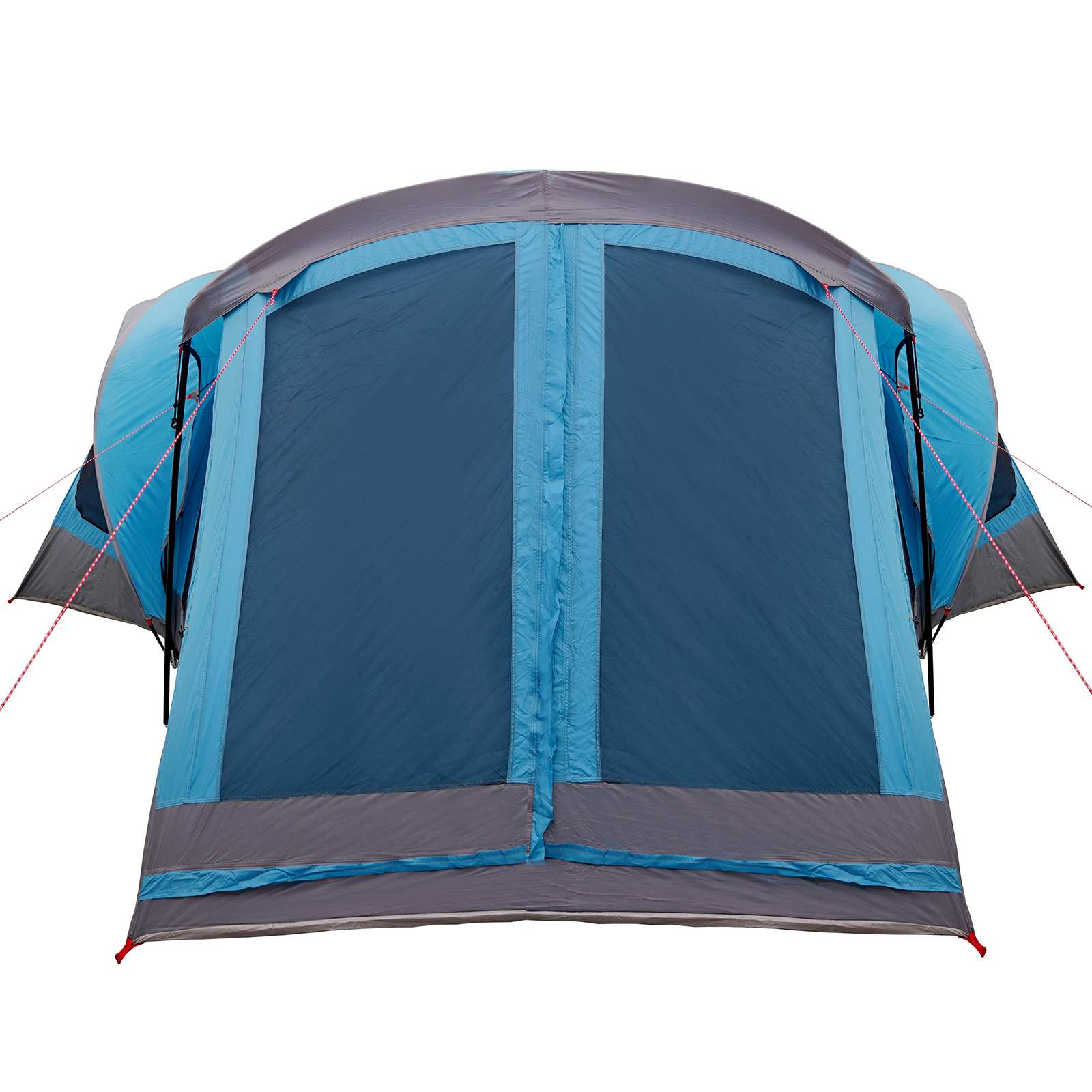 vidaXL Family Tent 14-Person Blue 185T Polyester with PU Coating - 550 x 555 x 208 cm