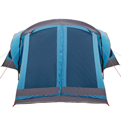 vidaXL Family Tent 14-Person Blue 185T Polyester with PU Coating - 550 x 555 x 208 cm
