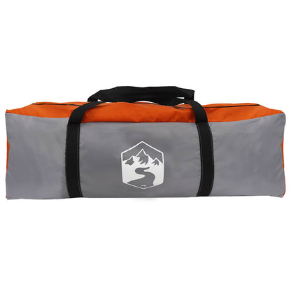 vidaXL Family Tent 533 x 312 x 230 cm Grey and Orange