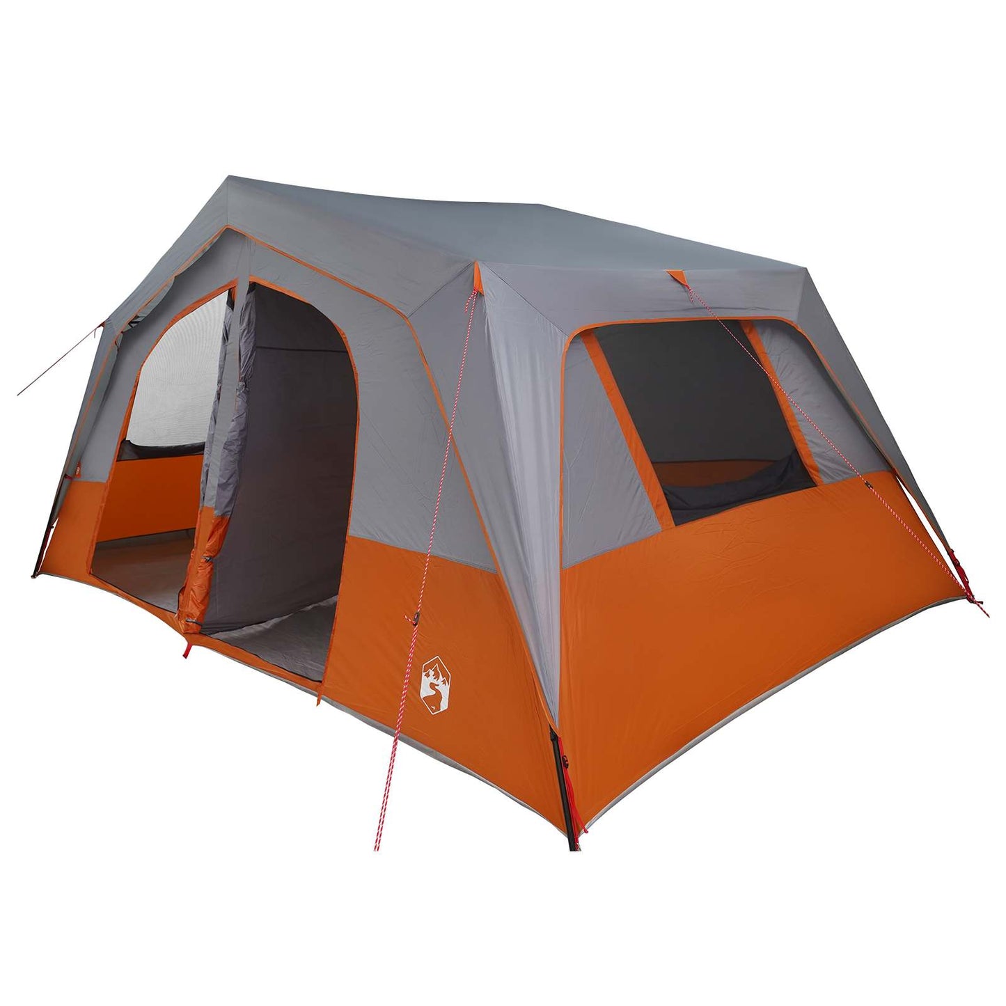 vidaXL Family Tent 533 x 312 x 230 cm Grey and Orange