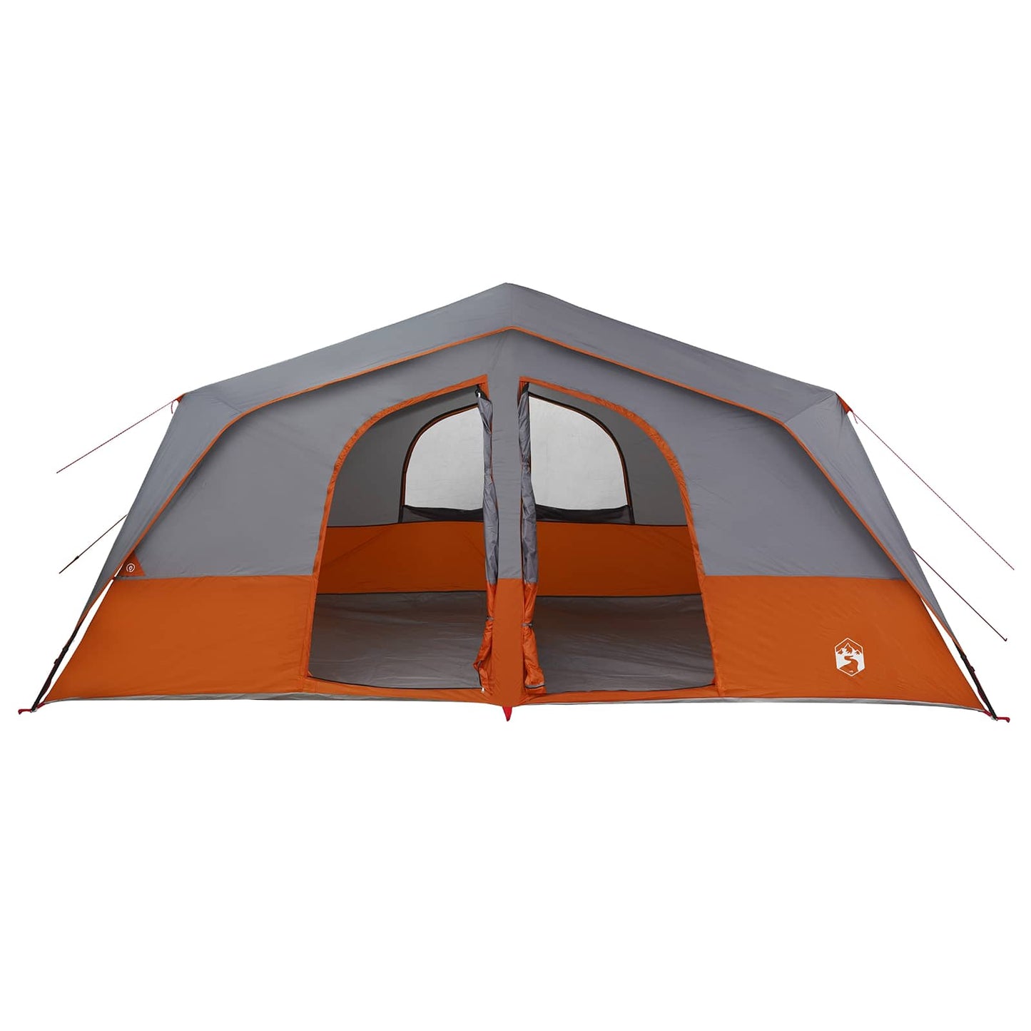 vidaXL Family Tent 533 x 312 x 230 cm Grey and Orange