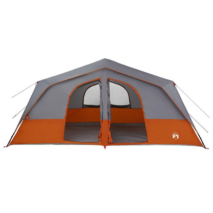 vidaXL Family Tent 533 x 312 x 230 cm Grey and Orange