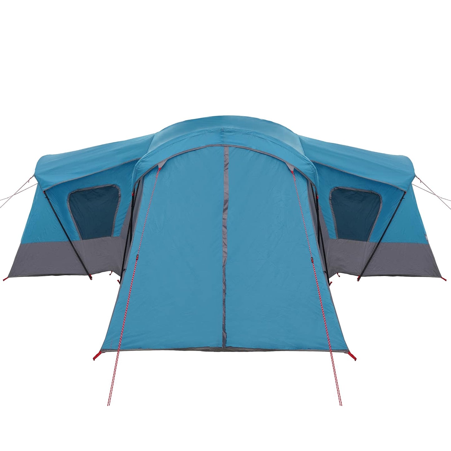 vidaXL Family Tent 14-Person Blue 185T Polyester with PU Coating - 610 x 610 x 210 cm