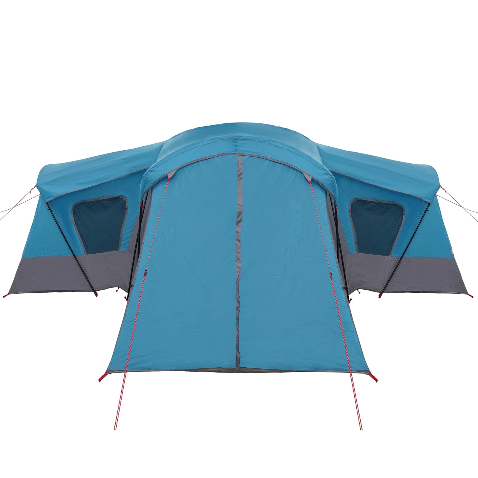 vidaXL Family Tent 14-Person Blue 185T Polyester with PU Coating - 610 x 610 x 210 cm