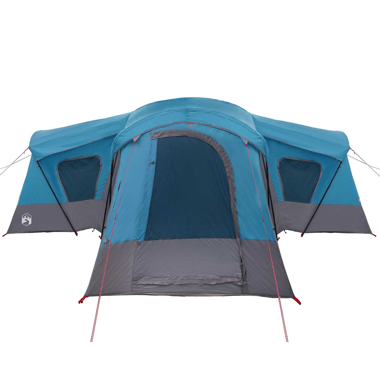 vidaXL Family Tent 14-Person Blue 185T Polyester with PU Coating - 610 x 610 x 210 cm