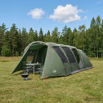 vidaXL Tunnel Tent 675 x 392 x 210 cm Green