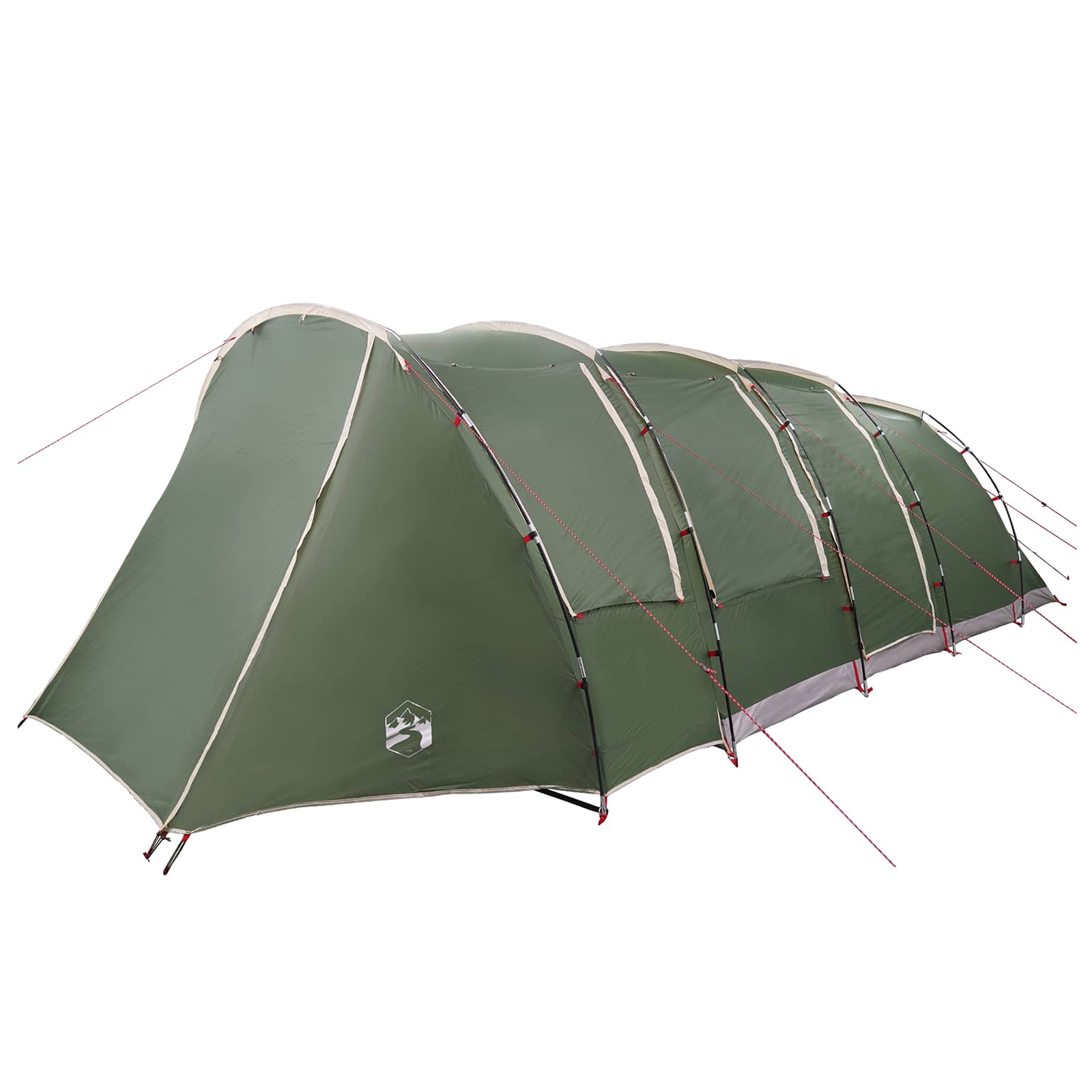 vidaXL Tunnel Tent 675 x 392 x 210 cm Green