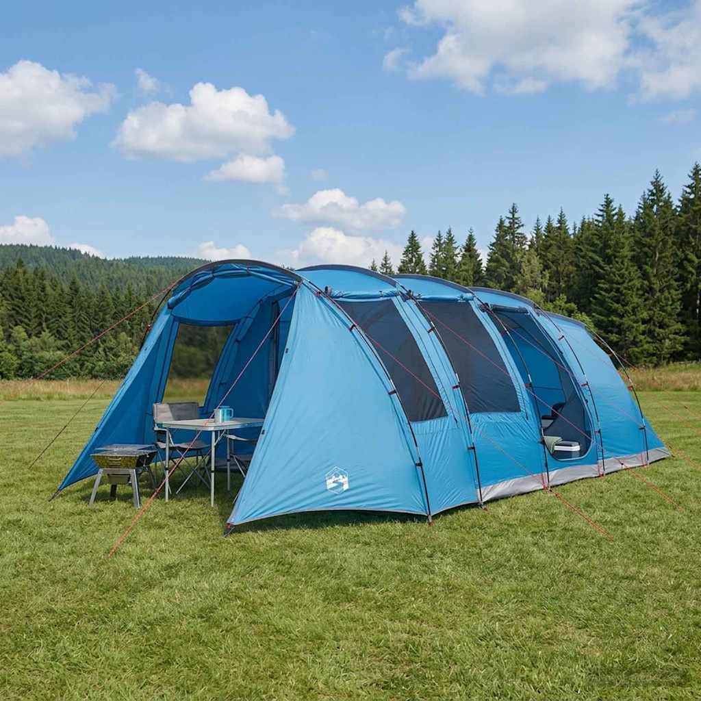 vidaXL Tunnel Tent 675 x 392 x 210 cm Blue
