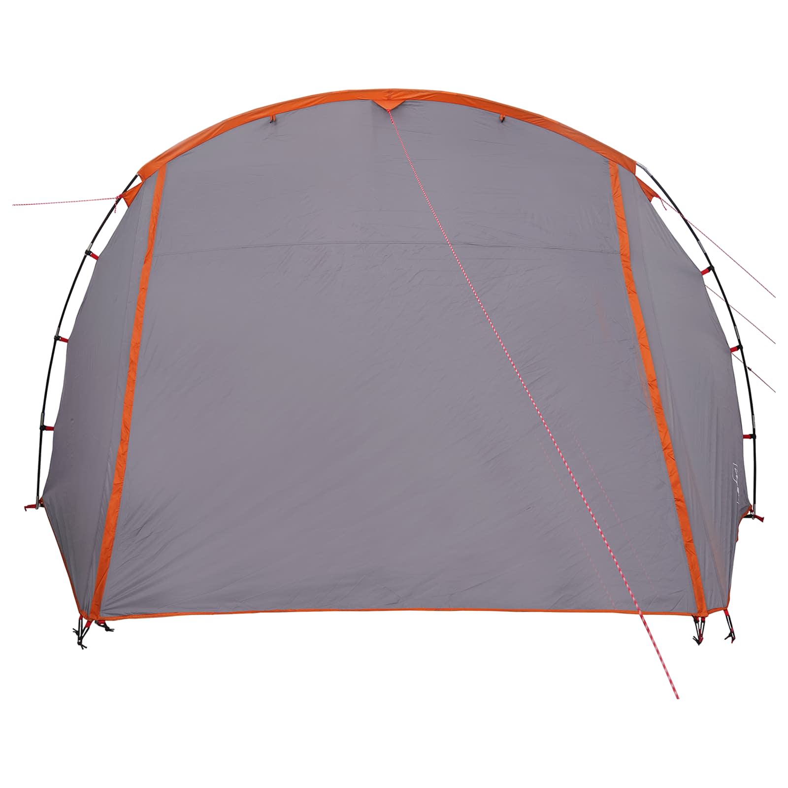vidaXL Tunnel Tent 675 x 392 x 210 cm Grey and Orange