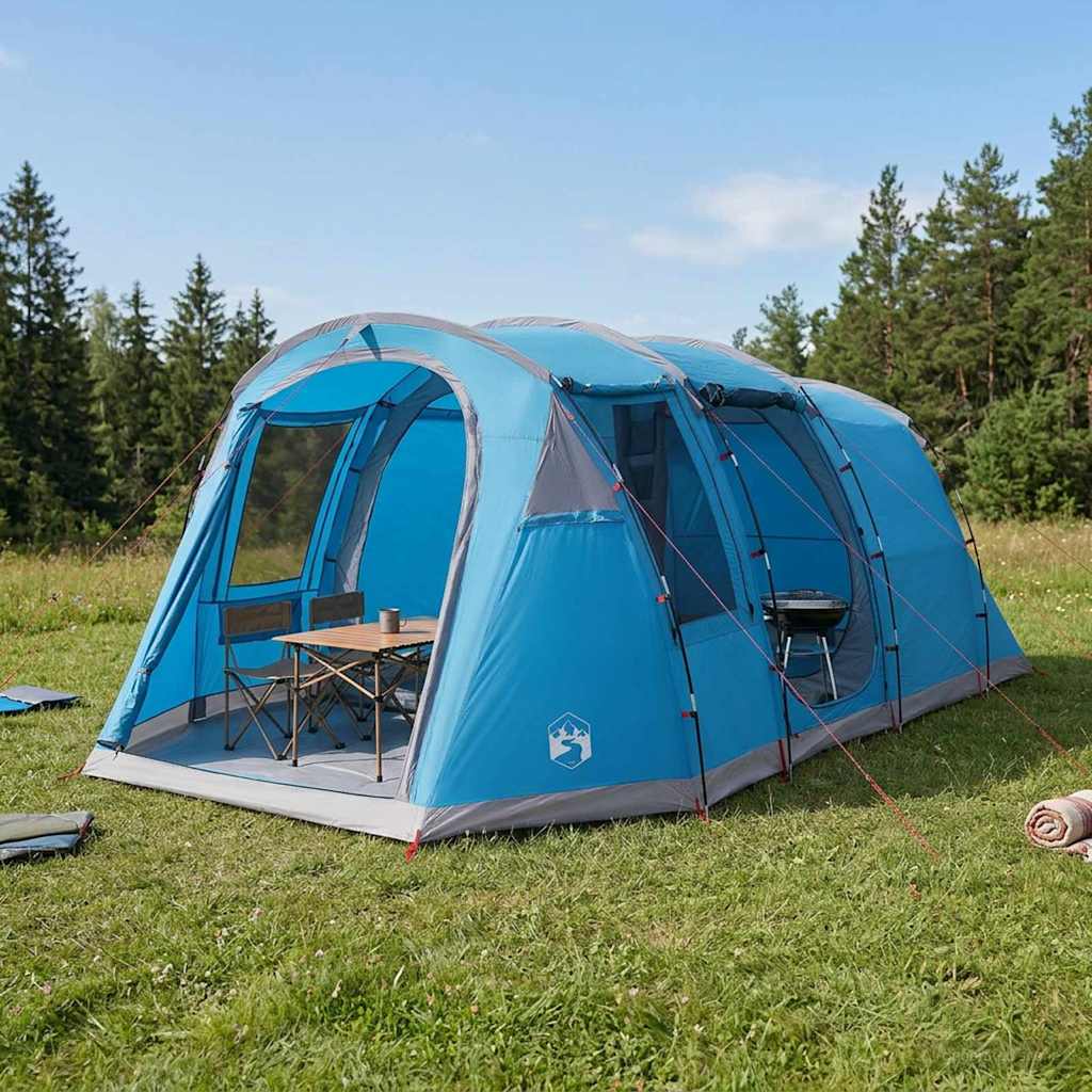 vidaXL Tunnel Tent 505 x 330 x 204 cm Blue