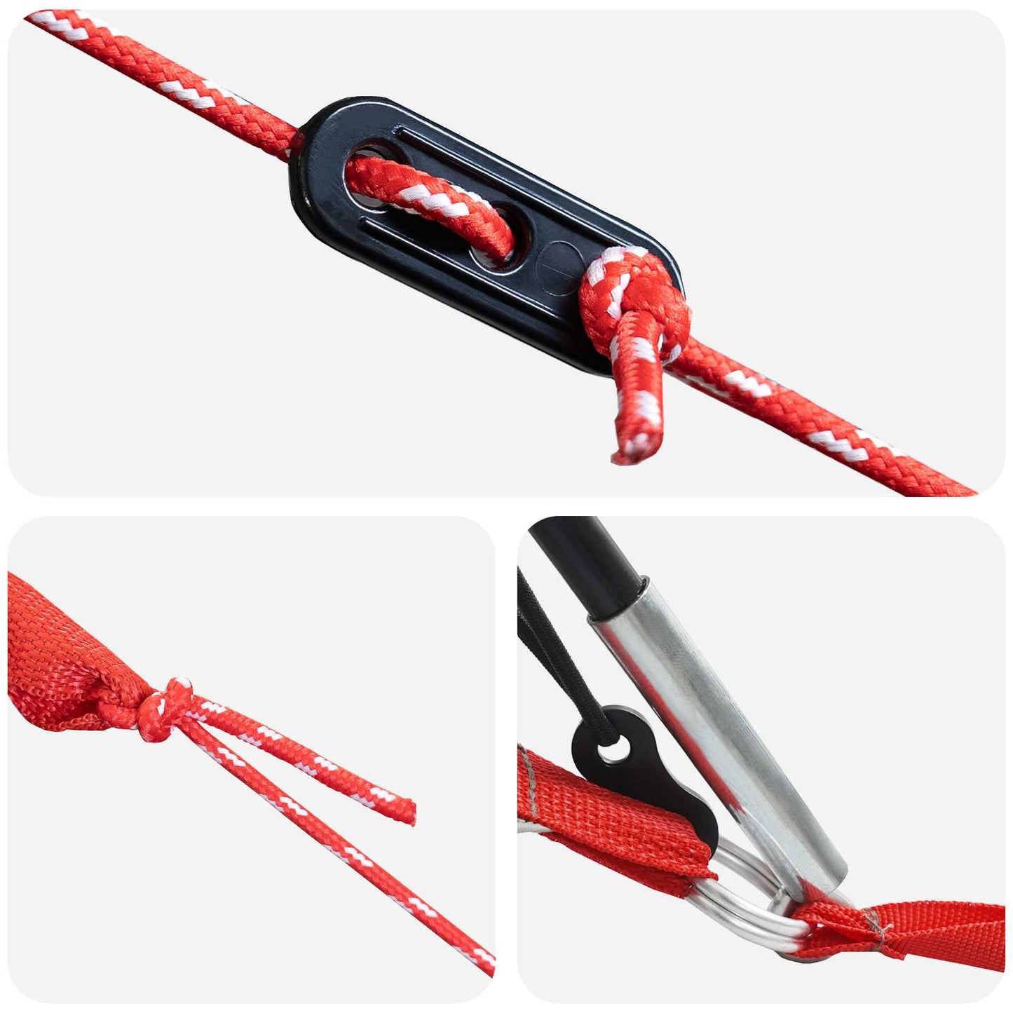 vidaXL Tunnel Tent 505 x 330 x 204 cm Grey and Orange