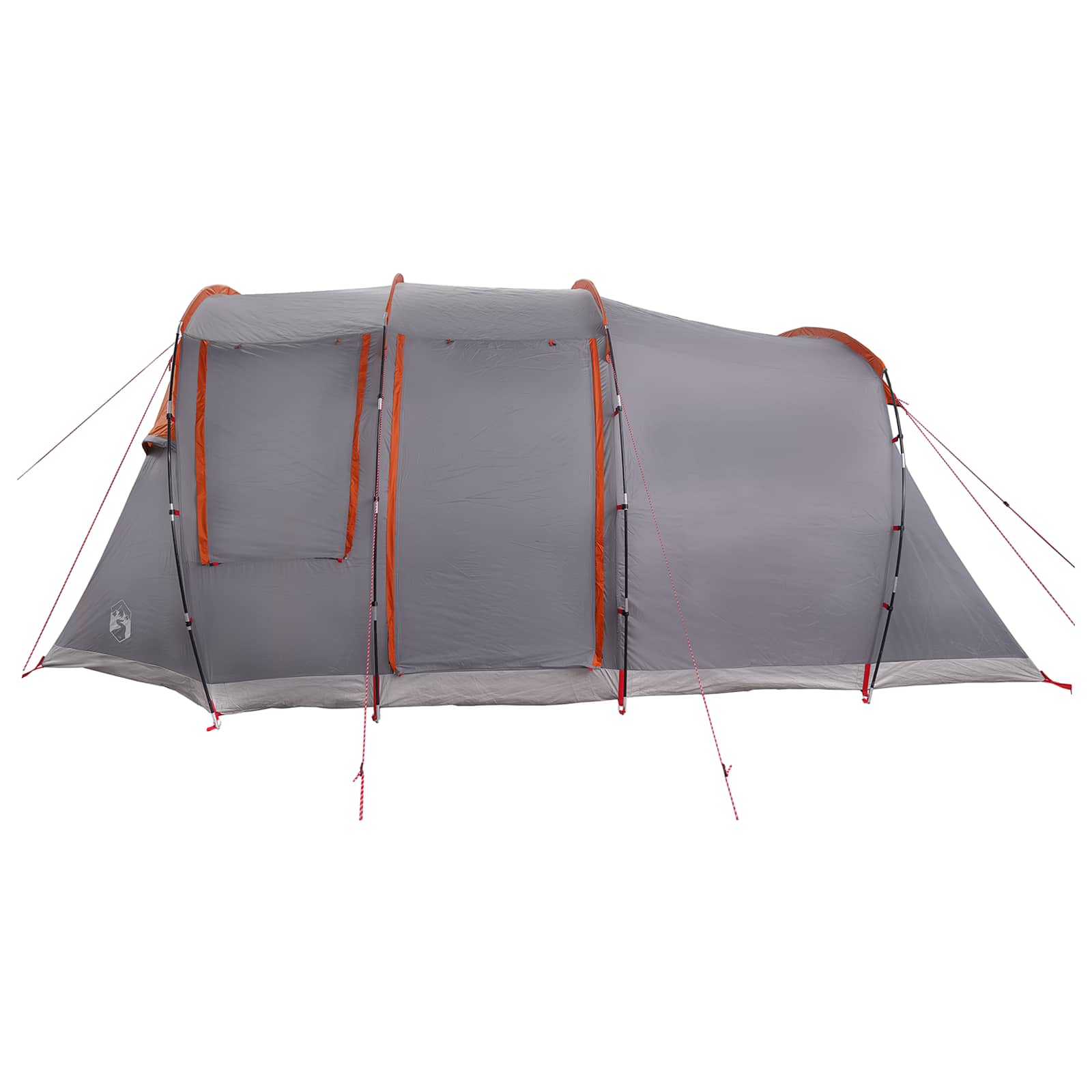 vidaXL Tunnel Tent 505 x 330 x 204 cm Grey and Orange