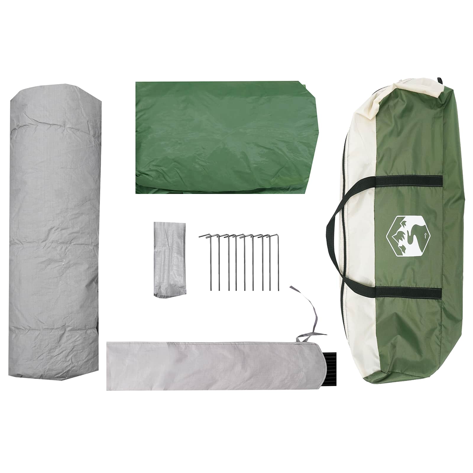vidaXL Instant Tent Green 340 x 280 x 190 cm
