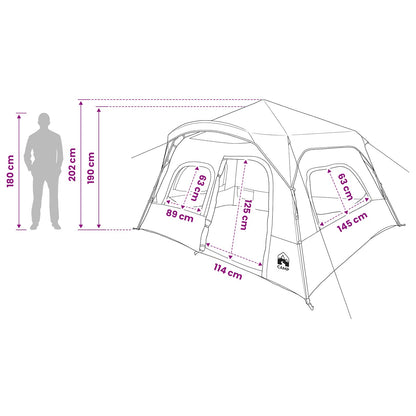 vidaXL Instant Tent Green 340 x 280 x 190 cm