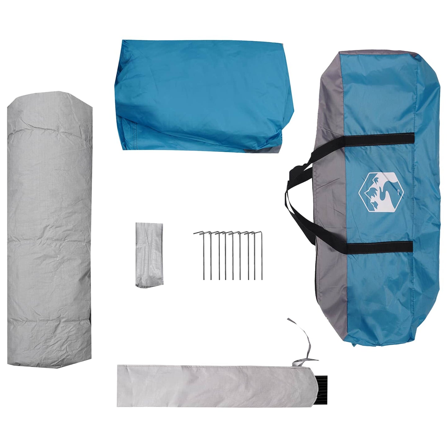 vidaXL Instant Tent Blue 340 x 280 x 190 cm