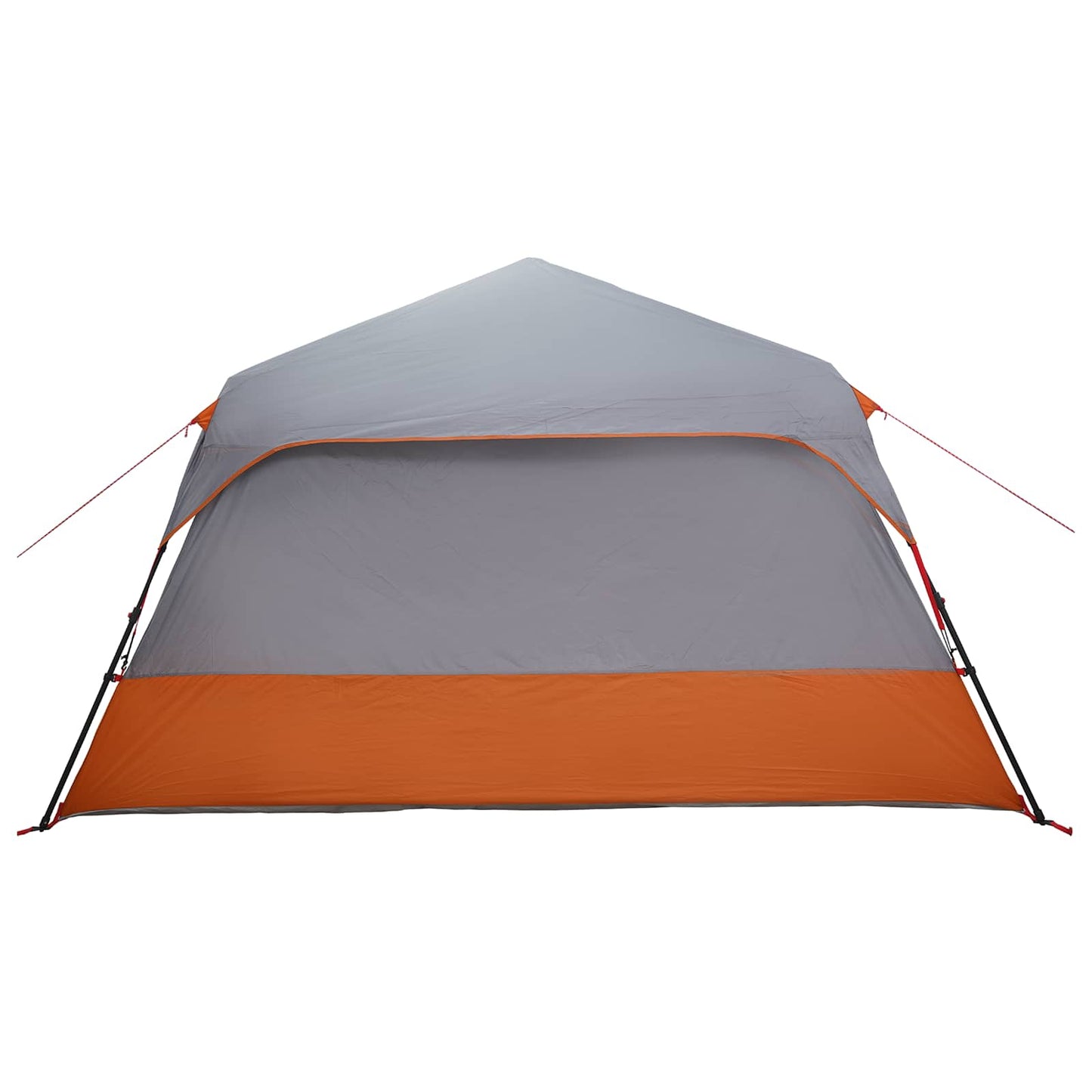 vidaXL Instant Tent Grey and Orange 340 x 280 x 190 cm