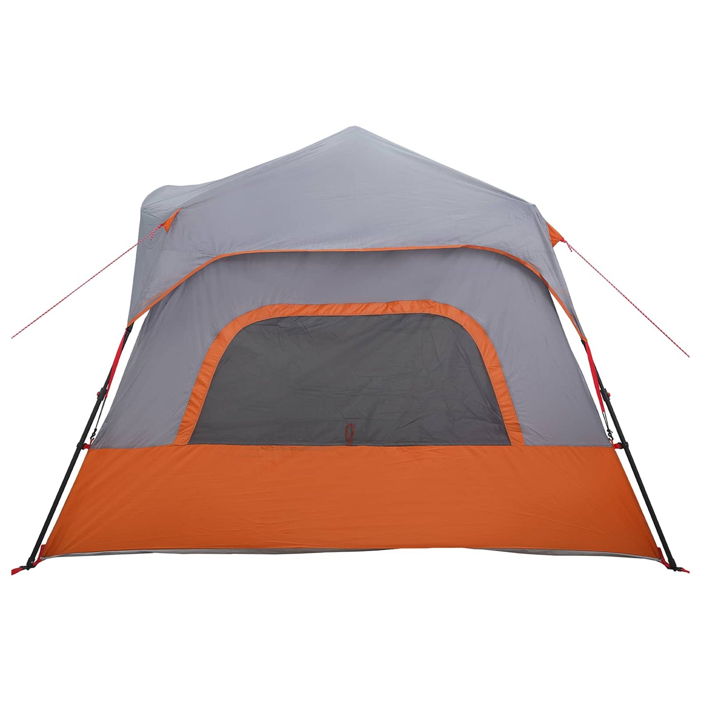 vidaXL Instant Tent Grey and Orange 340 x 280 x 190 cm
