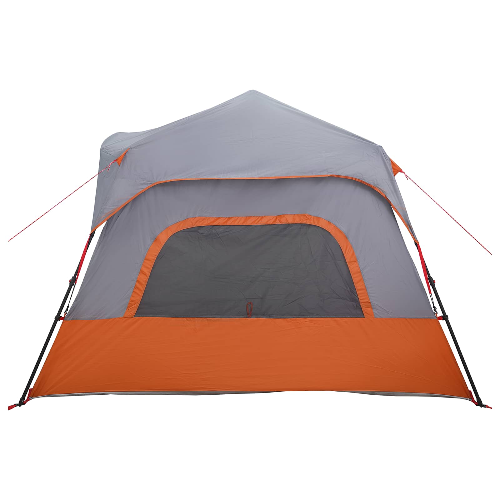 vidaXL Instant Tent Grey and Orange 340 x 280 x 190 cm