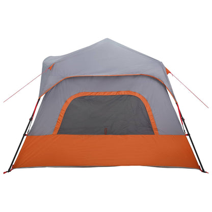 vidaXL Instant Tent Grey and Orange 340 x 280 x 190 cm