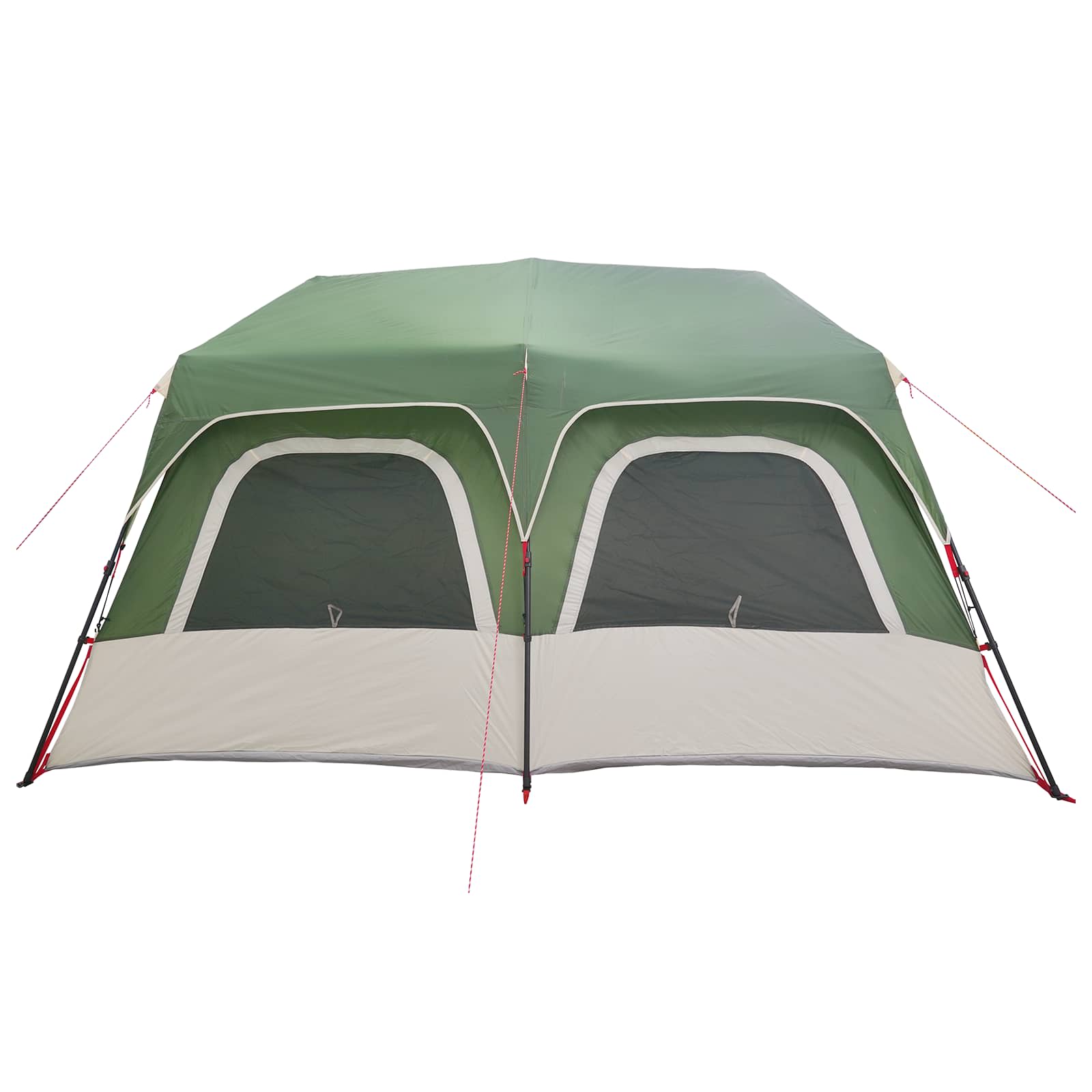 vidaXL Instant Tent 8-Person Green 185T Polyester with PU Coating