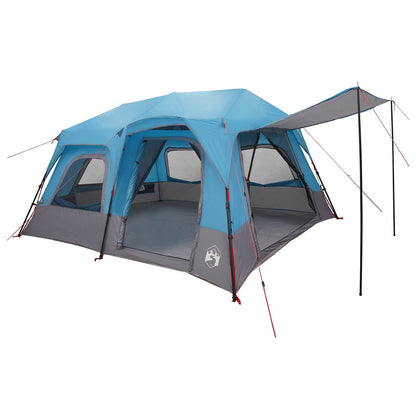 vidaXL Instant Tent 8-Person Blue 185T Polyester with PU Coating