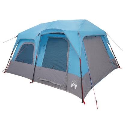 vidaXL Instant Tent 8-Person Blue 185T Polyester with PU Coating