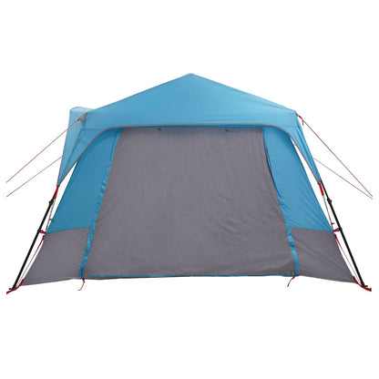 vidaXL Instant Tent 8-Person Blue 185T Polyester with PU Coating