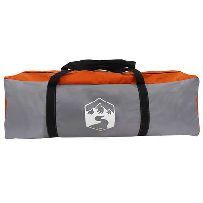 vidaXL Instant Tent 8-Person Grey and Orange