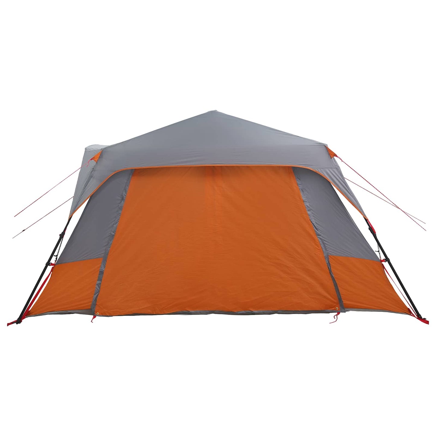 vidaXL Instant Tent 10-Person Grey and Orange