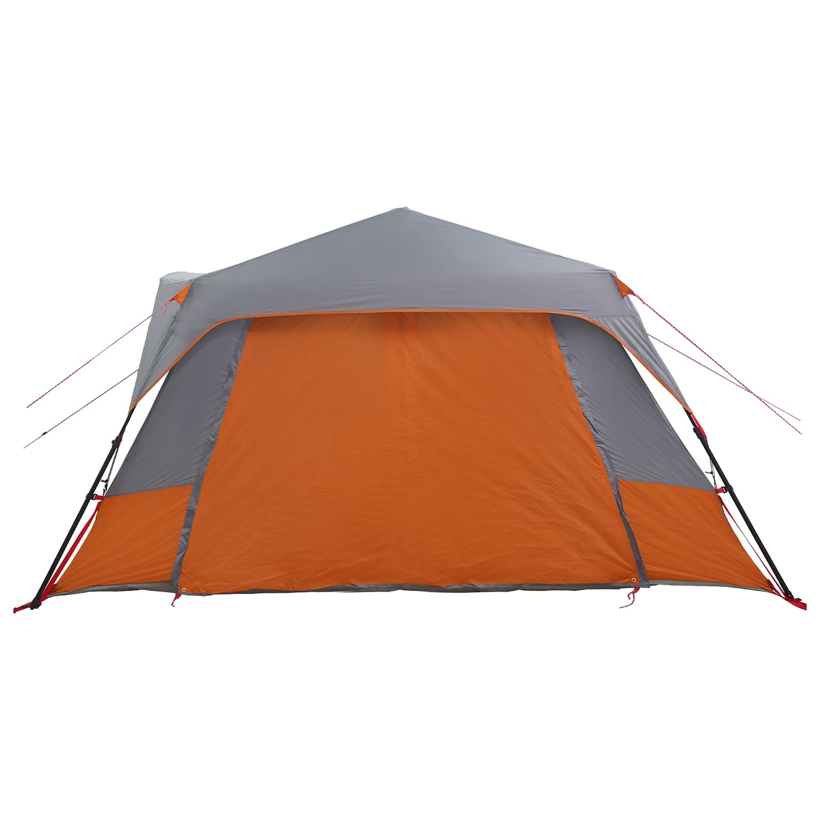 vidaXL Instant Tent 10-Person Grey and Orange