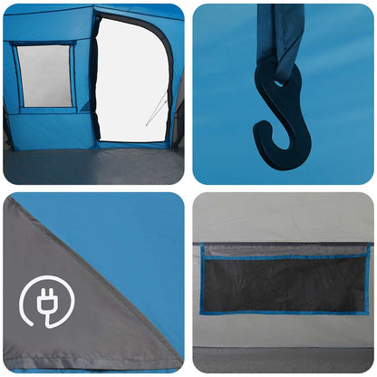 vidaXL Instant Tent 524 x 232 x 192 cm Blue